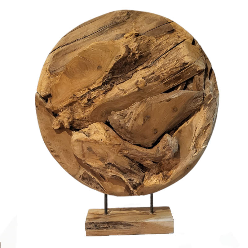 Figurka z drewna erozyjnego – Kula 50x23x59cm