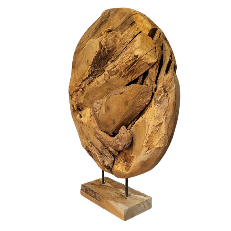 Figurka z drewna erozyjnego – Kula 50x23x59cm