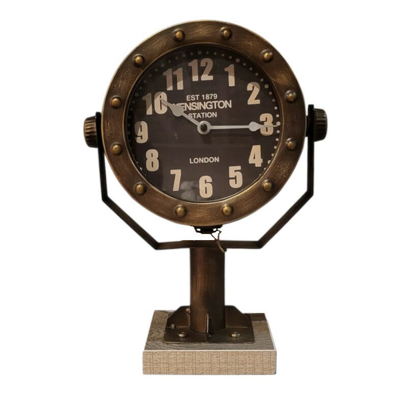 Zegar stojący, okrągły 25x13x34cm