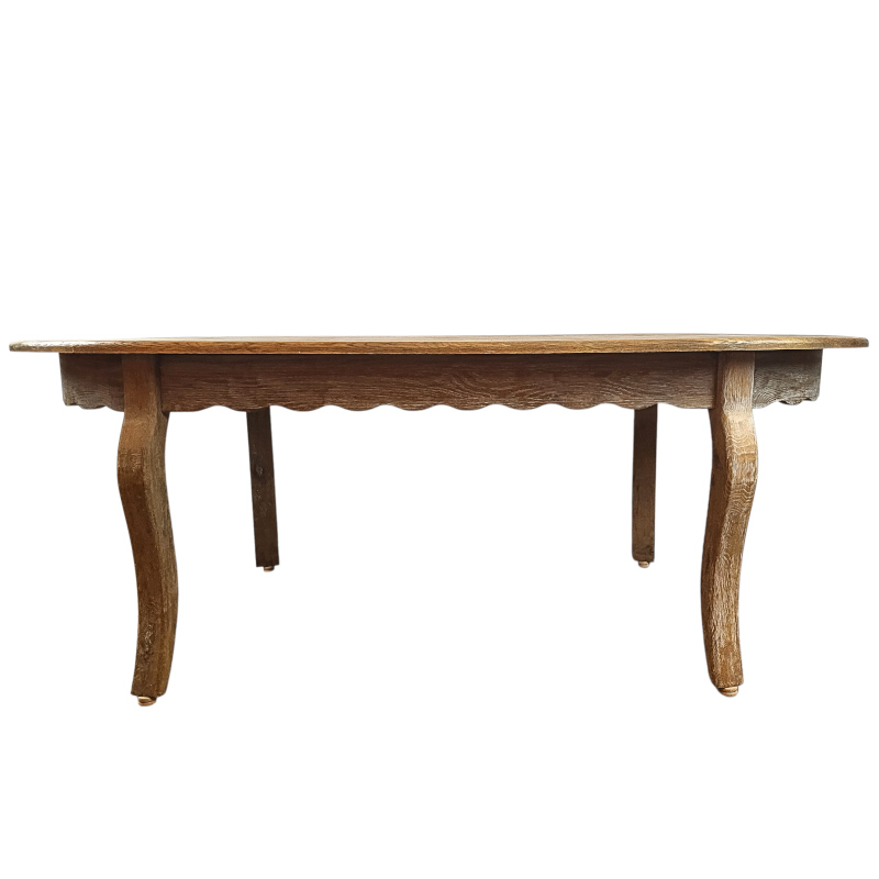 Stół drewaniany owalny