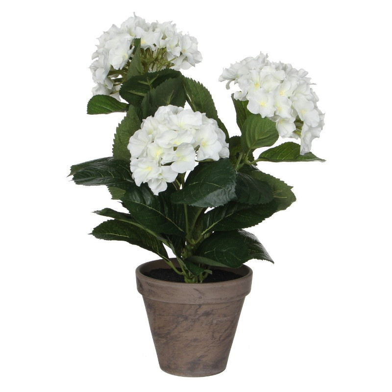 Sztuczna roślina w doniczce – Hortencja 40cm (b)